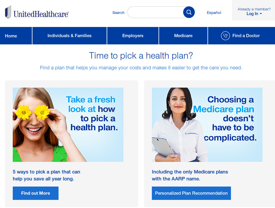 Eine traditionelle Krankenkasse mit freier Arztwahl wie United Healthcare? 