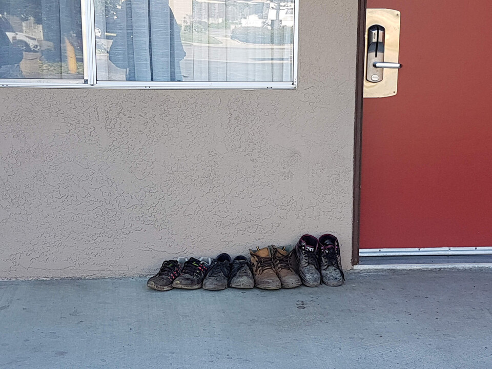Feldarbeiter kommen in Salinas in Touristenmotels unter.