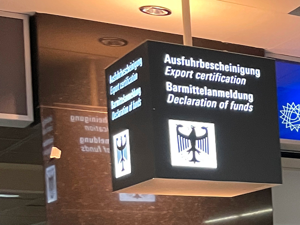 Refund of value added tax at the airport