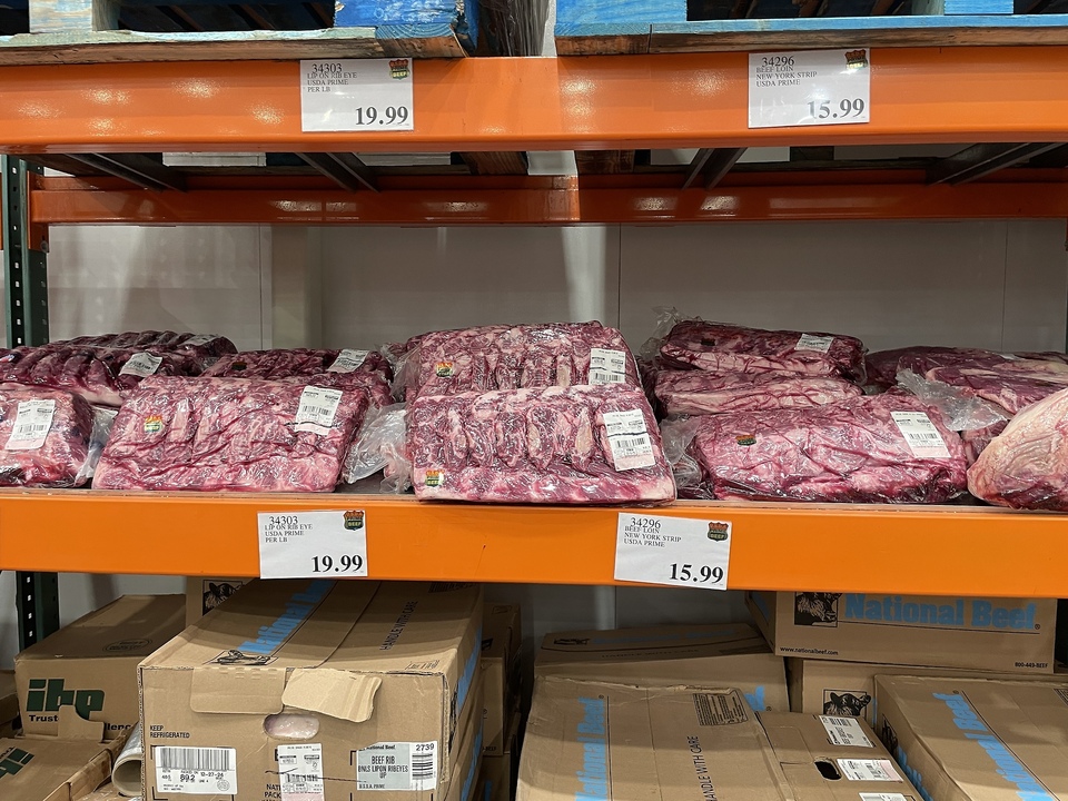 Die Fleischportionen bei Costco Business sind etwas üppiger.
