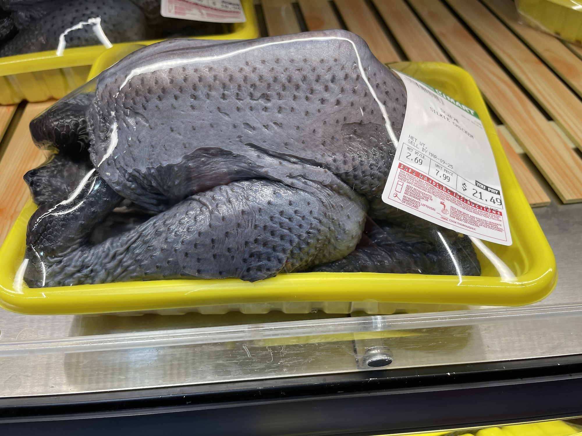 Blau angelaufene H&uuml;hner gelten als Spezialit&auml;t