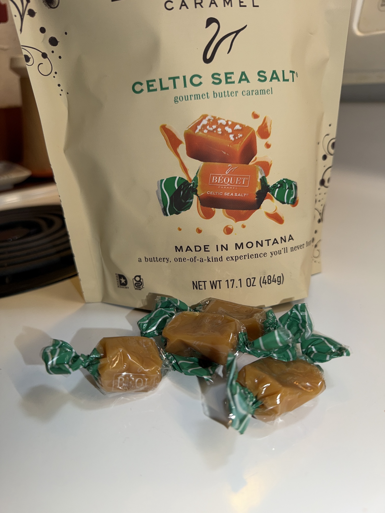 Leckere Karamellbonbons zu einem exorbitanten Preis.
