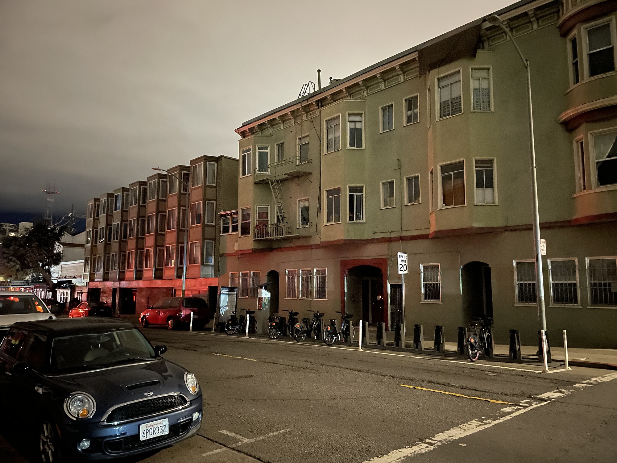 Archive image: Our street during a power outage in January 2023.