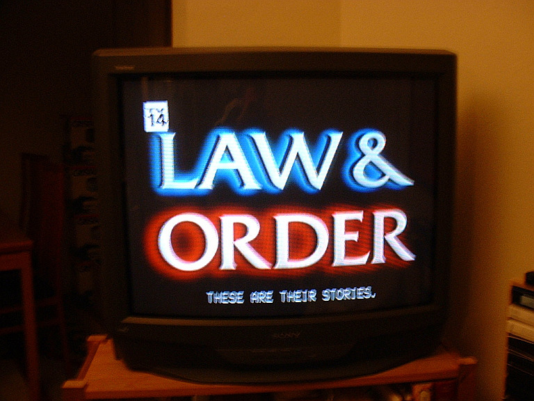 Die Fernsehsendung "Law \& Order"