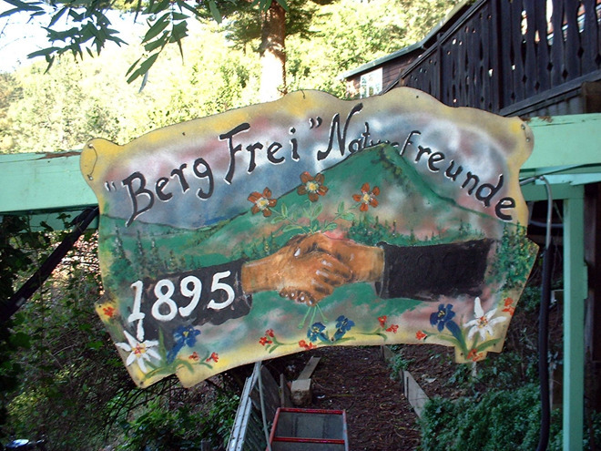 Auf der Hütte der Naturfreunde von San Francisco
