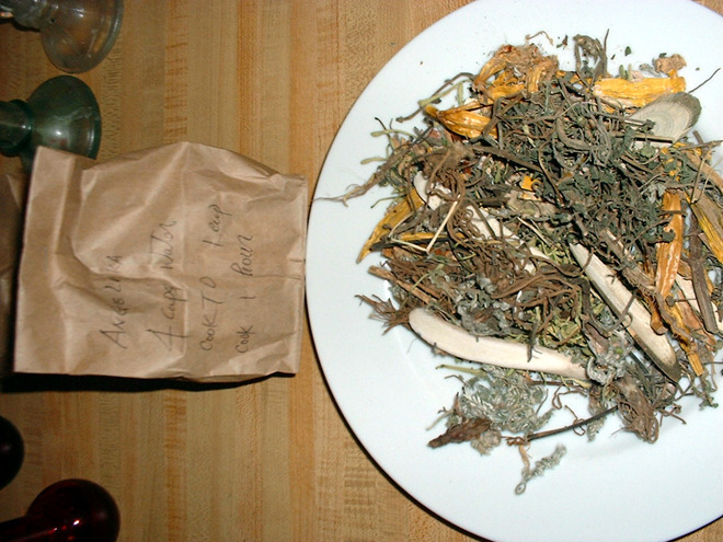 Chinesische Heilkräuter mit Rezeptur