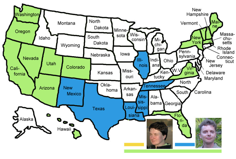 Our very special map of America