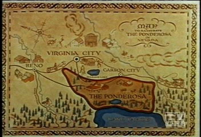 Die Ponderosa-Ranch liegt bei Carson City und Reno im Bundesstaat Nevada