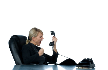 Manchmal muss man sich am Telefon beschweren.