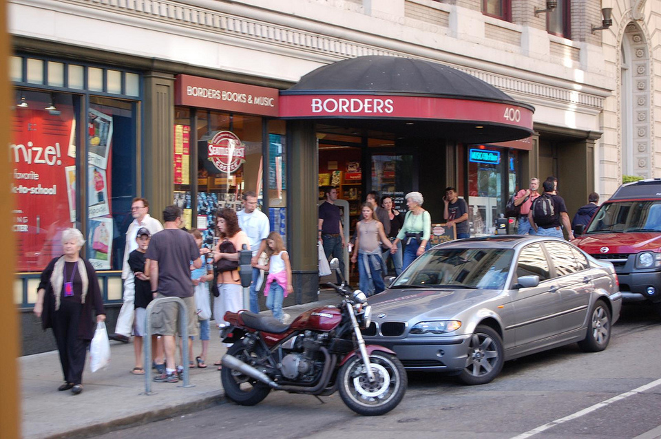 Die Borders-Filiale in der Innenstadt San Franciscos. Foto: flickr[Chris Devers|cdevers/2590654879]